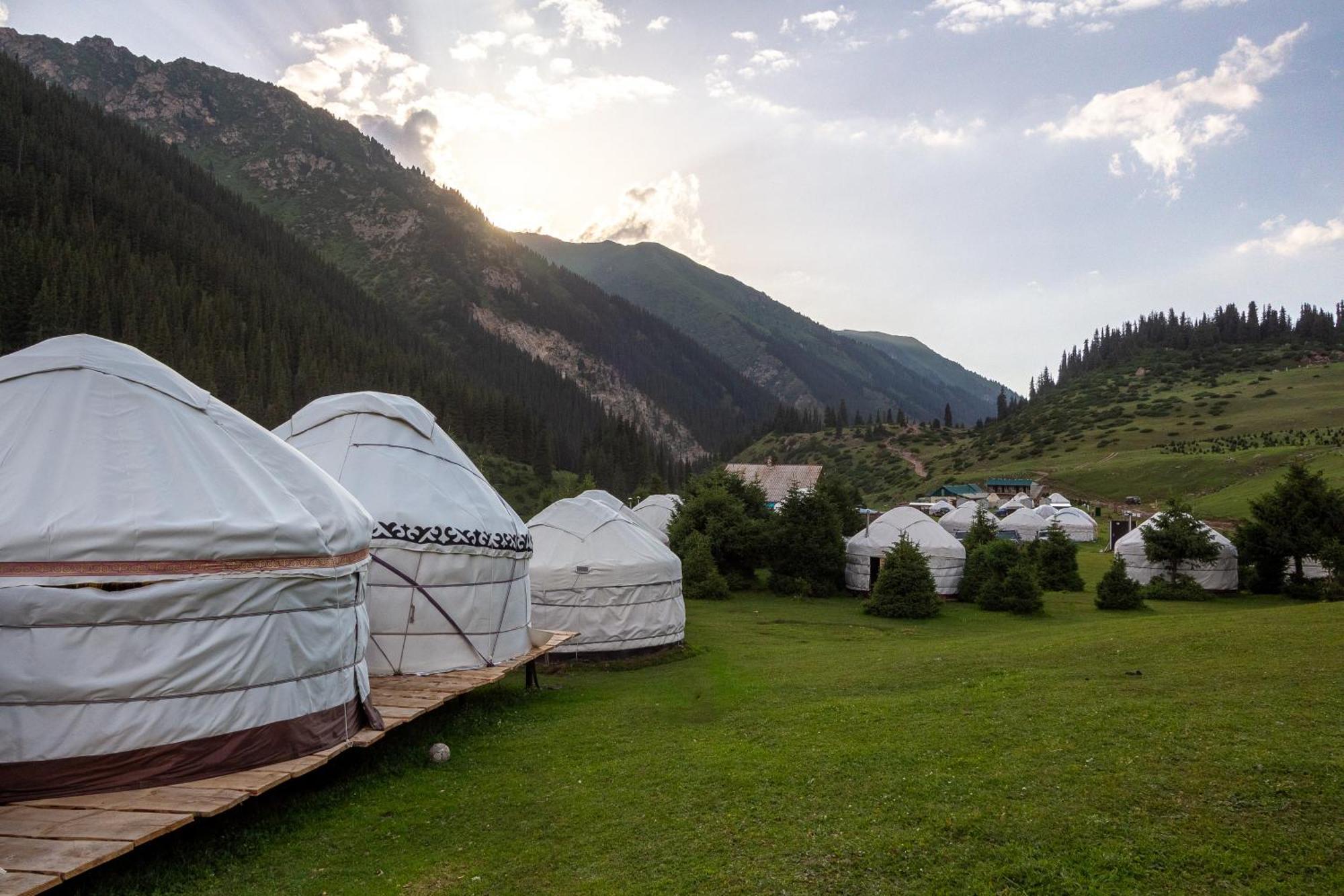 Hotel Eco Yurt Camp Arashan Teploklyuchenka Exterior foto